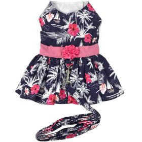 Moonlight  Sails Harness Dress with Matching Leash (Size: X-Small)