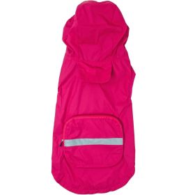 Packable Raincoat (Color: pink, Size: X-Small)